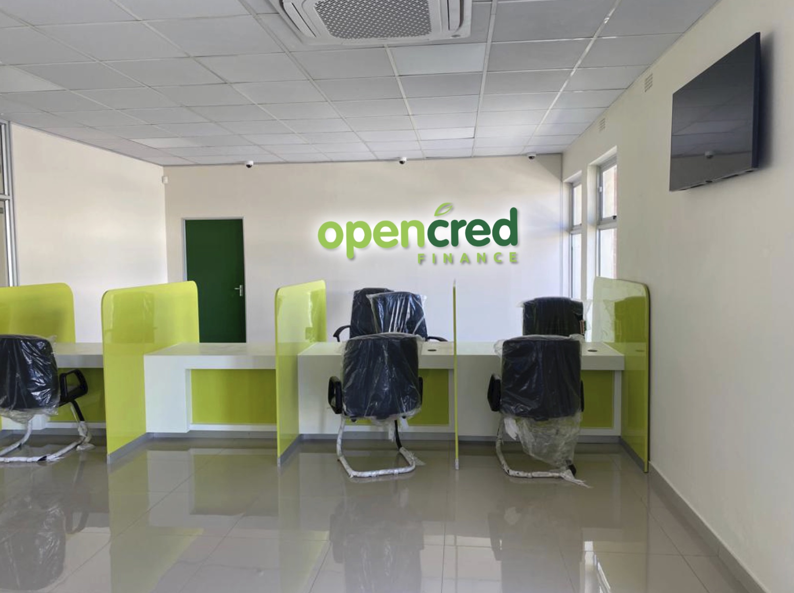 OpenCred customer branch interior visualisation