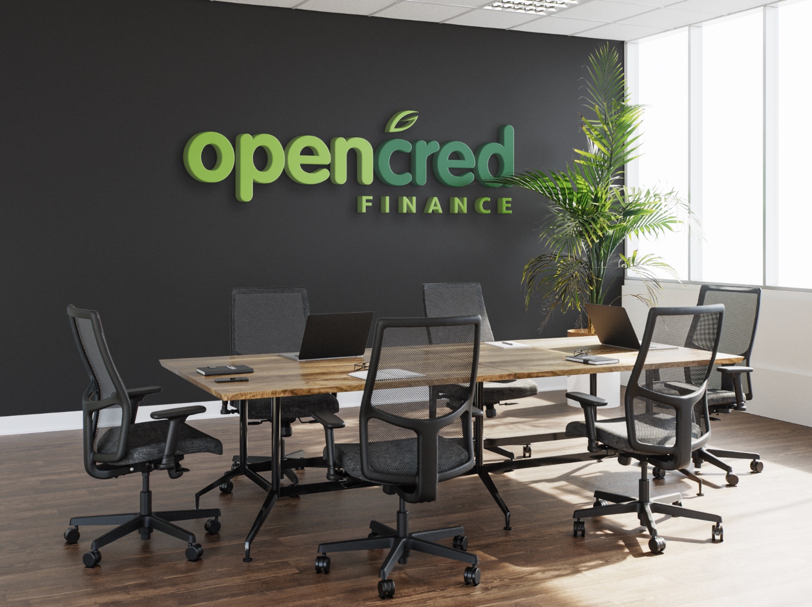 OpenCred office wall identity visualisation