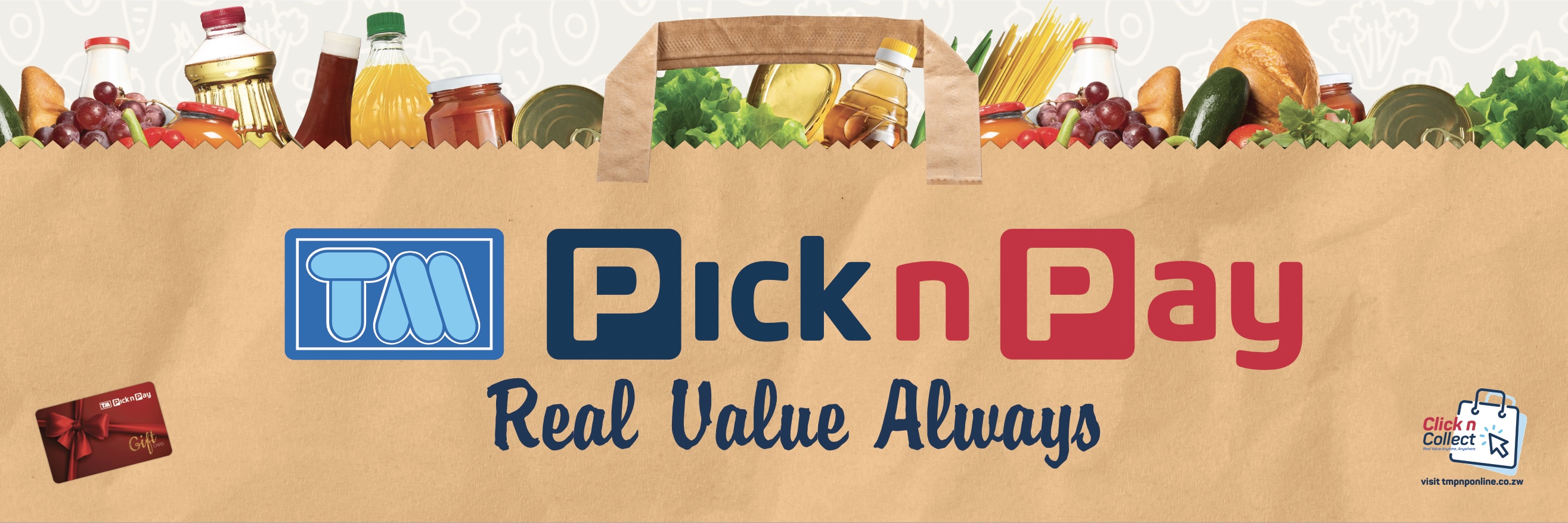Final TM Pick n Pay Real Value Always billboard artwork