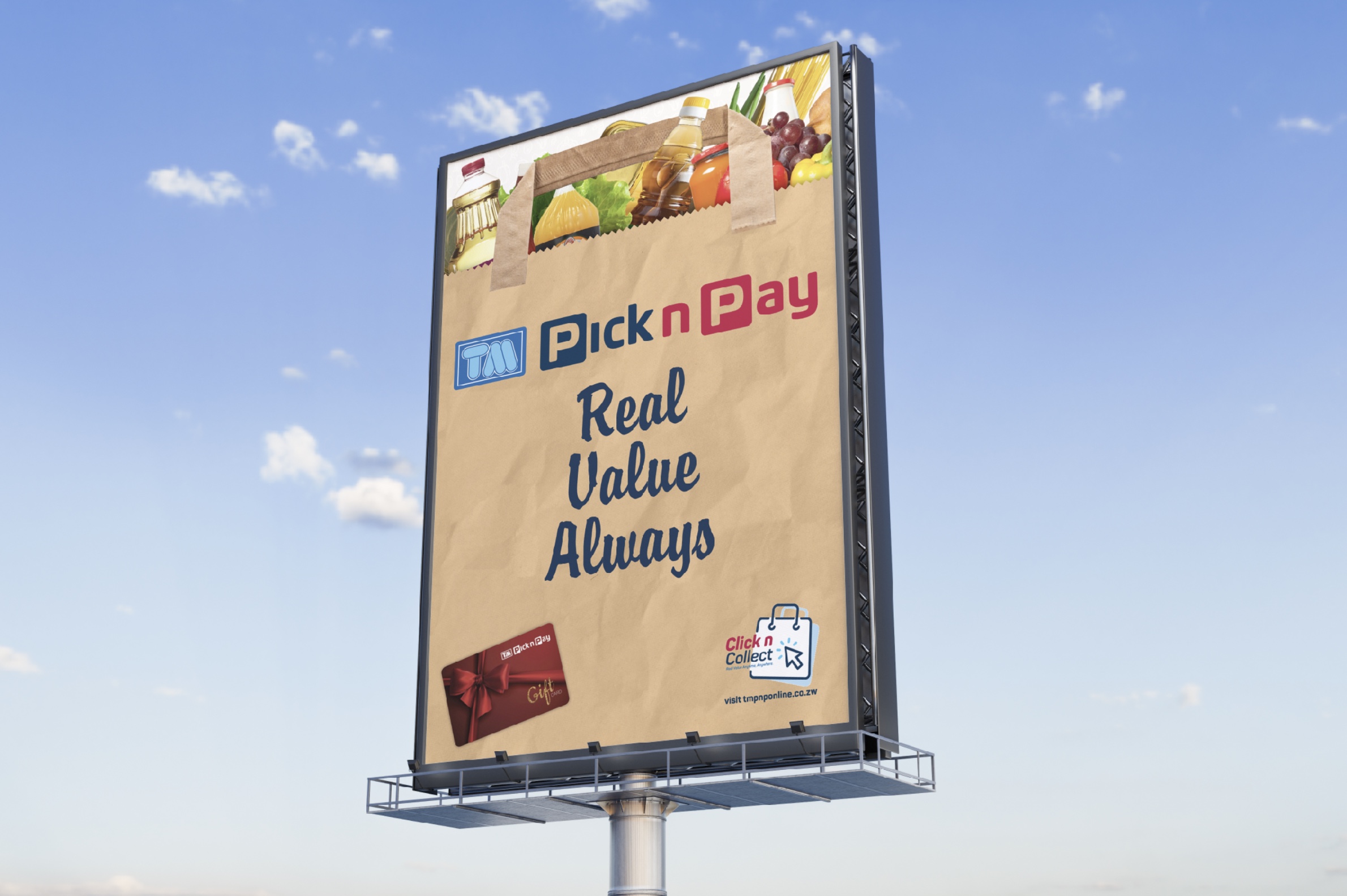 Portrait TM Pick n Pay billboard mock-up